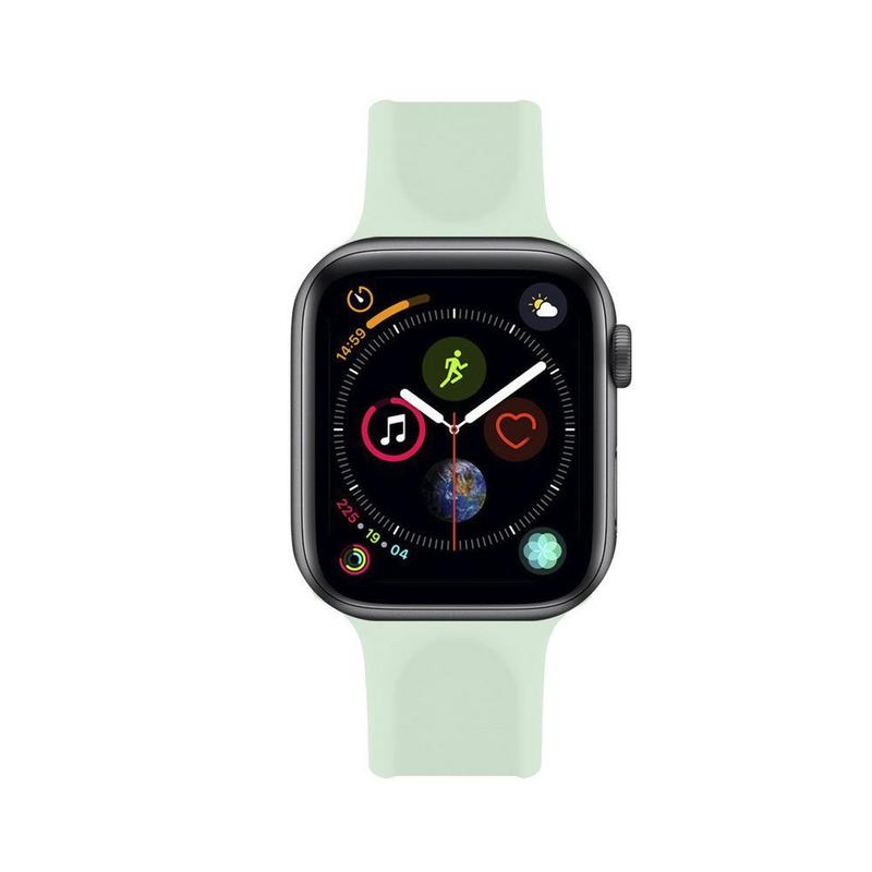 Pulseira para Apple Watch 42 44 45MM Ultra Fit Verde Agua Gshield Pulseira de Relogio Magazine Ezu
